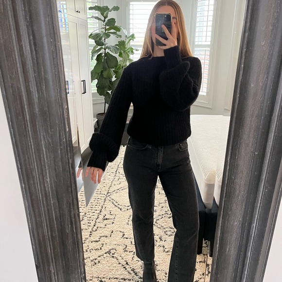 SOLD Reformation Black Sweater Size S - Picture 2 of 9